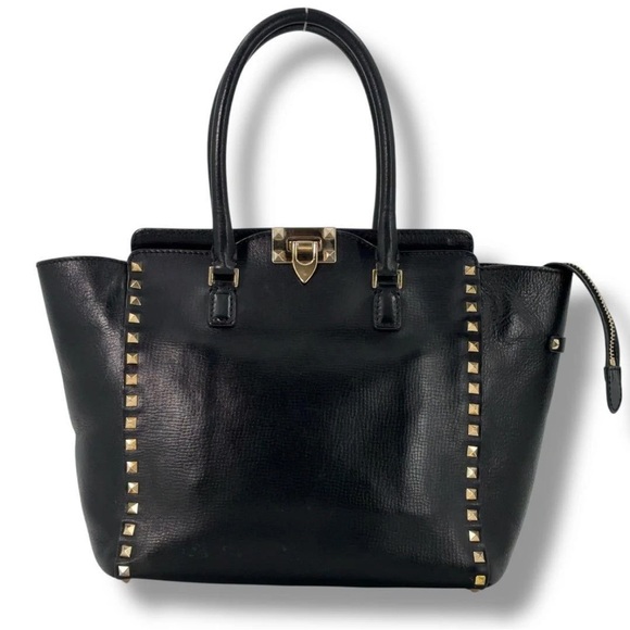 Valentino Garavani Black Studded Women's Bag - Picture 2 of 15